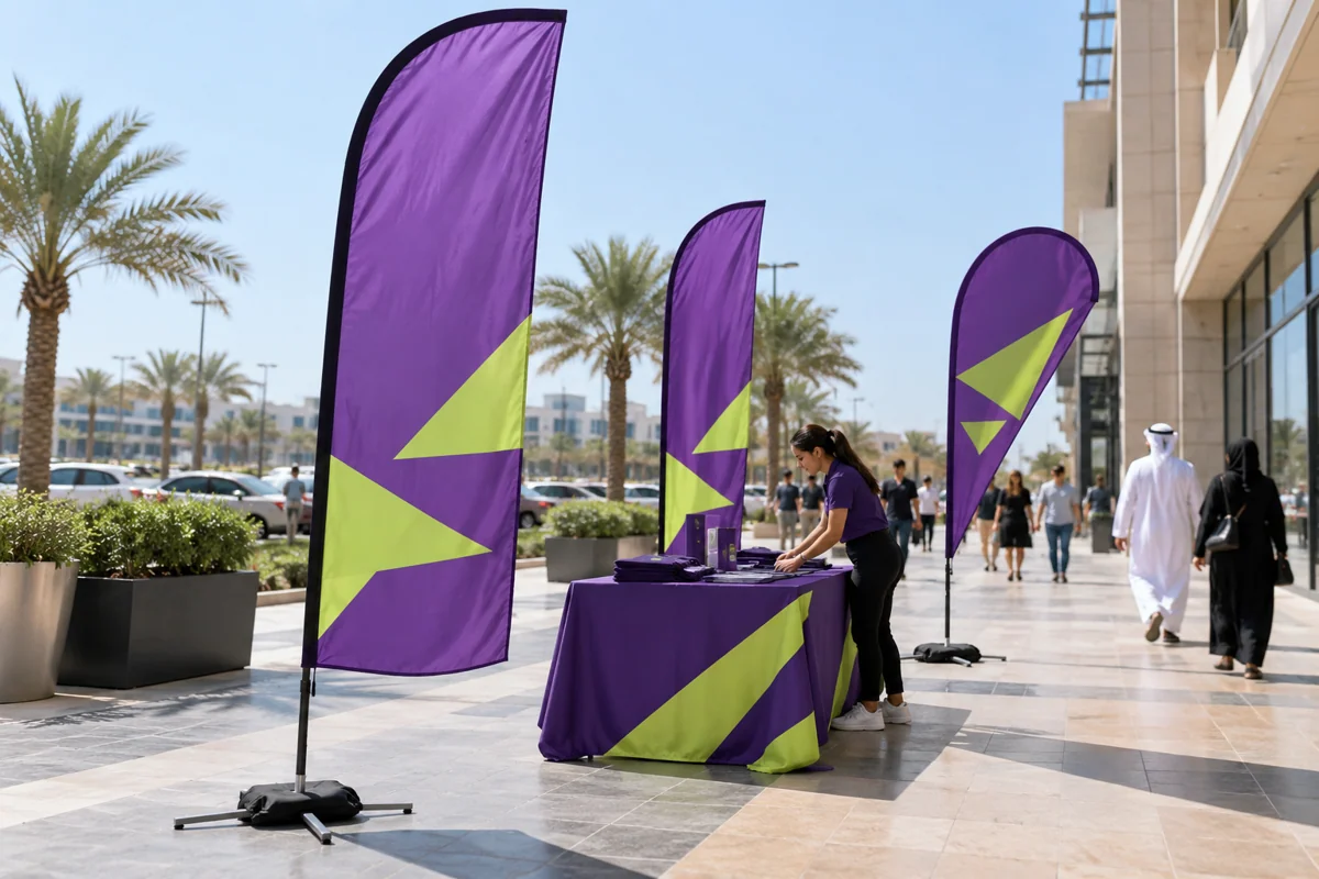 Advertising flags Supplier UAE