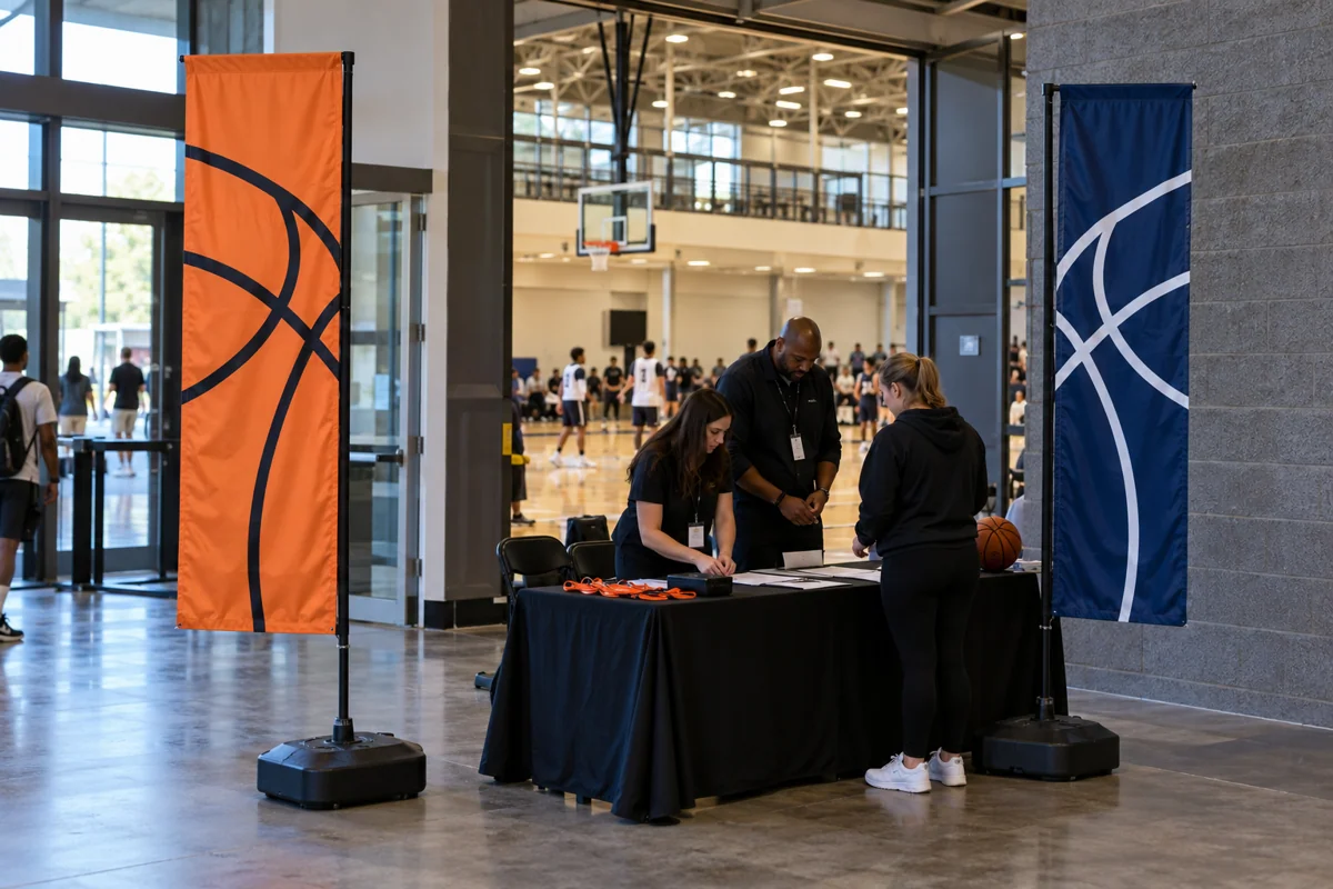 Basketball Tournament Flags Supplier in UAE