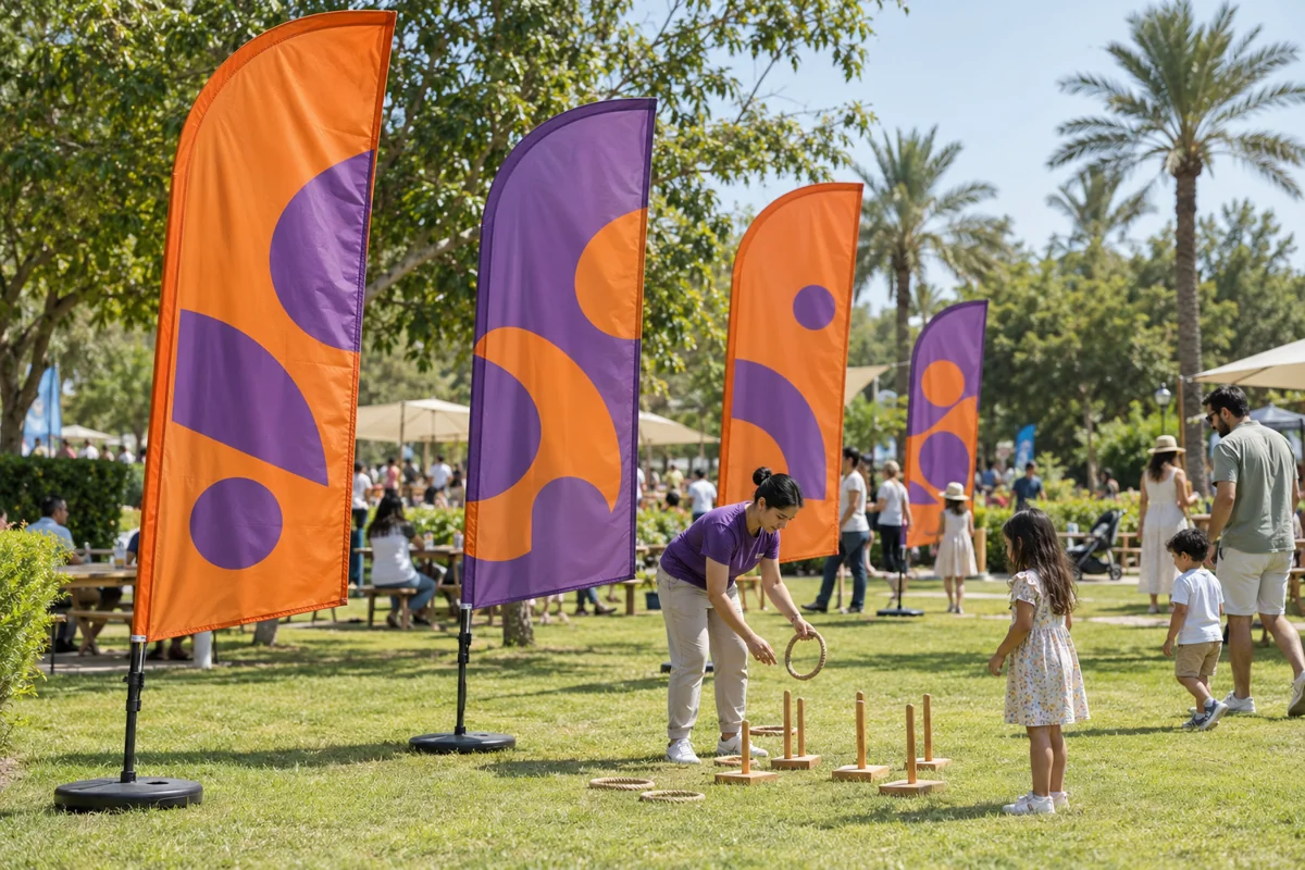 Community Games & Family Festival Flags Supplier in UAE