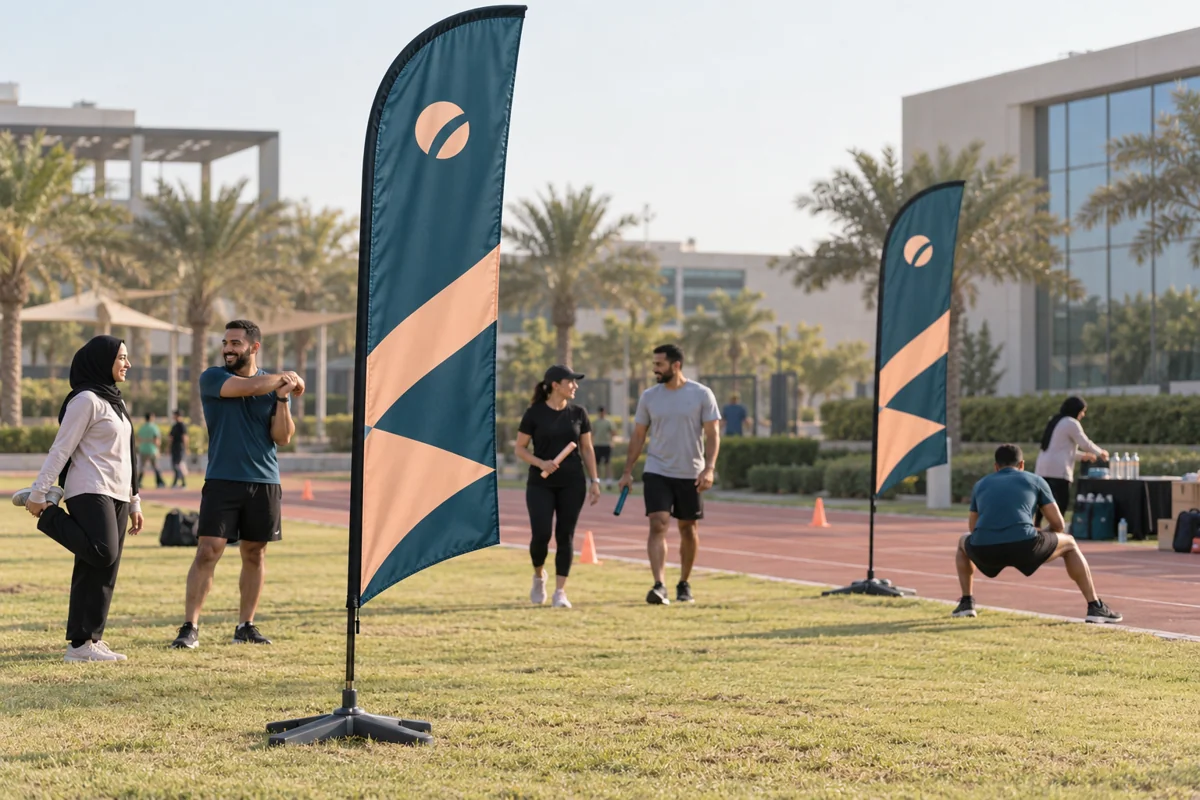 Corporate Sports Day Flags Supplier in UAE