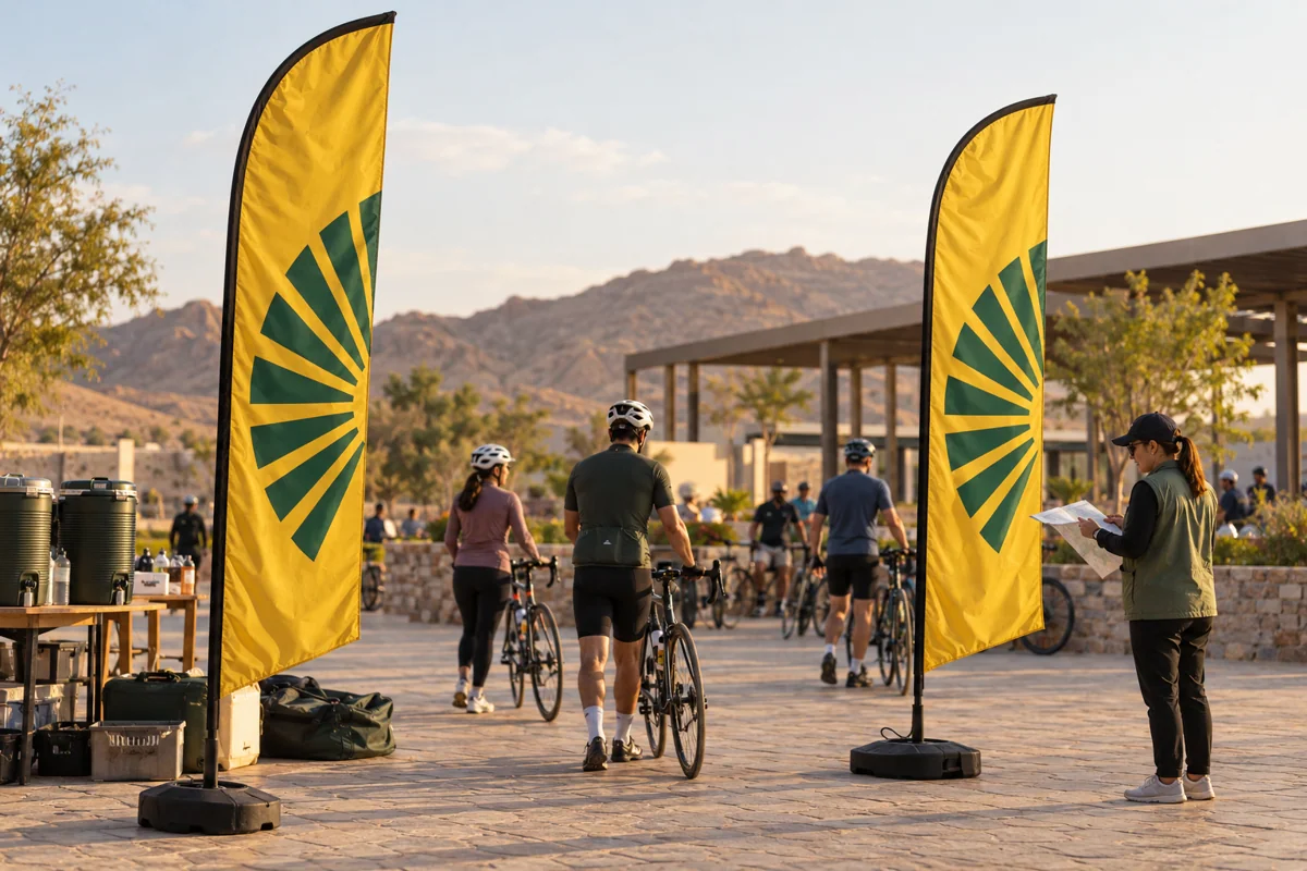 Cycling Race & Cycling Festival Flags Supplier in UAE