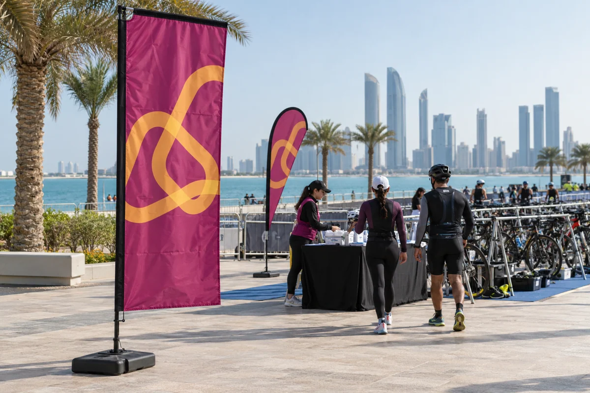 Triathlon & Duathlon Flags Supplier in UAE