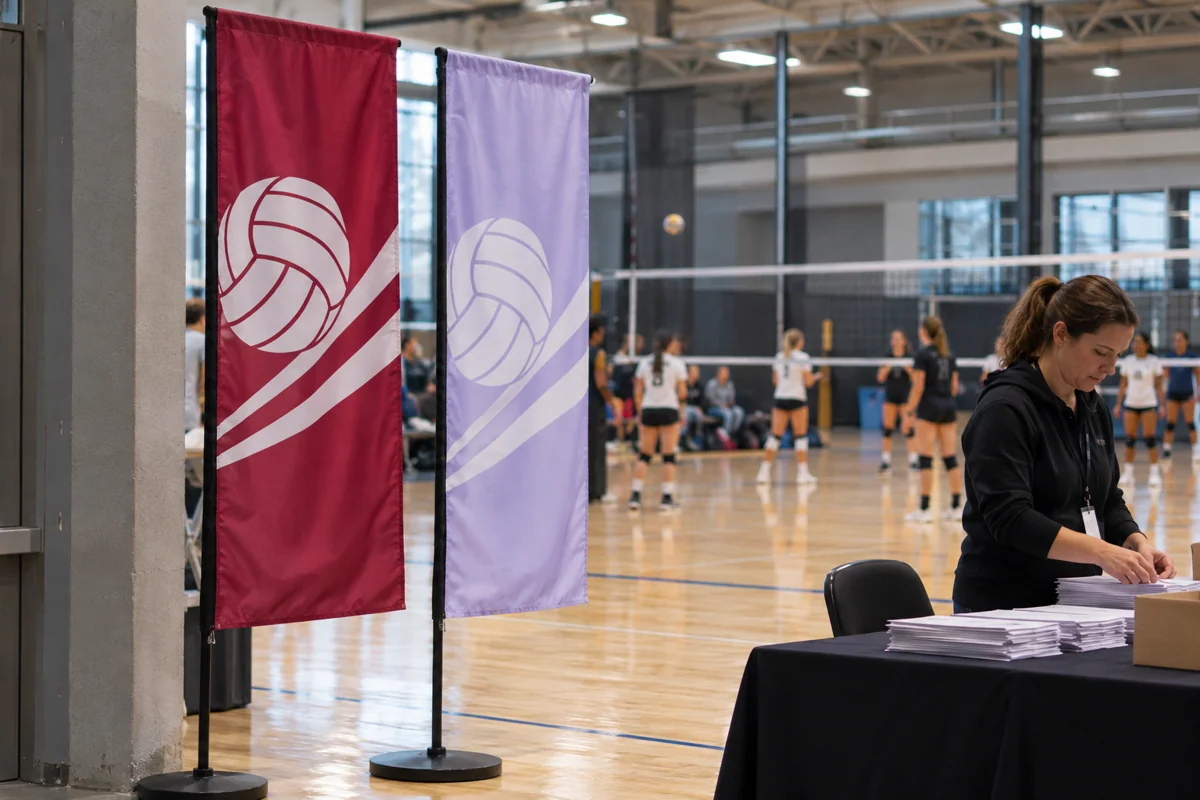 Volleyball Tournament Flags Supplier in UAE