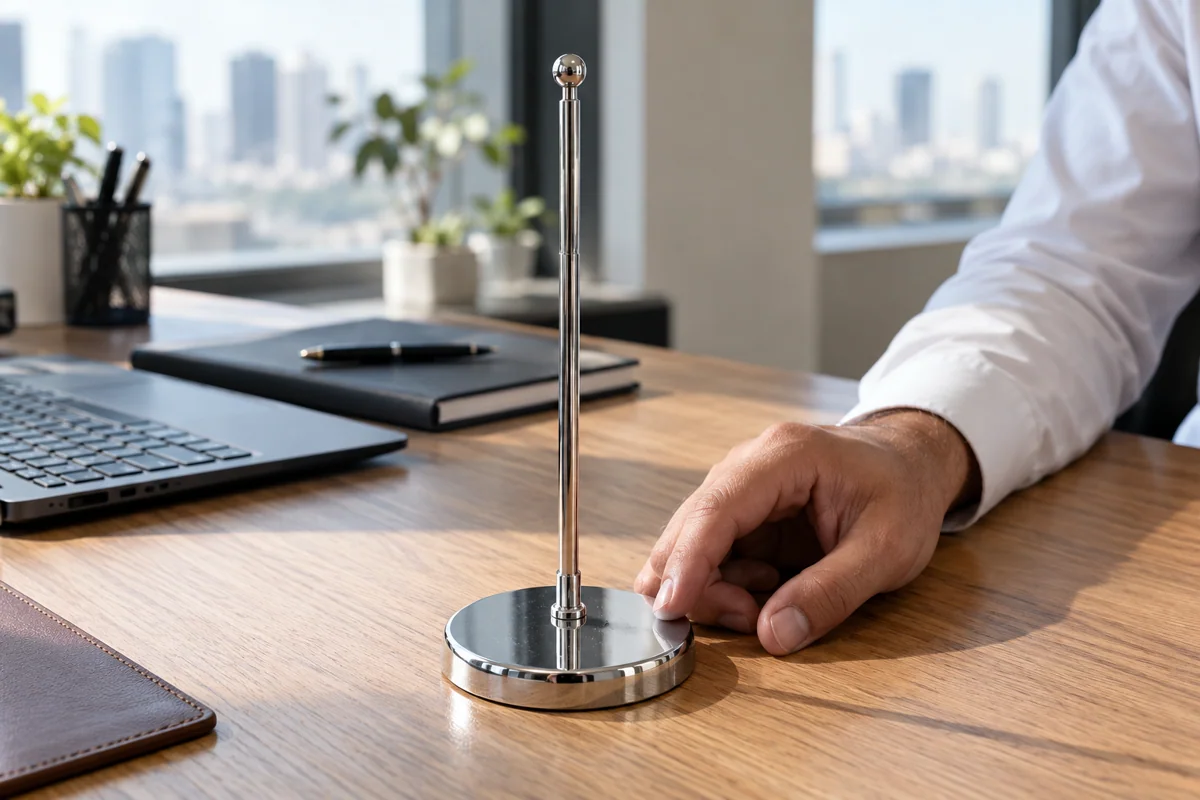 Single Desk Flag Stand Supplier UAE