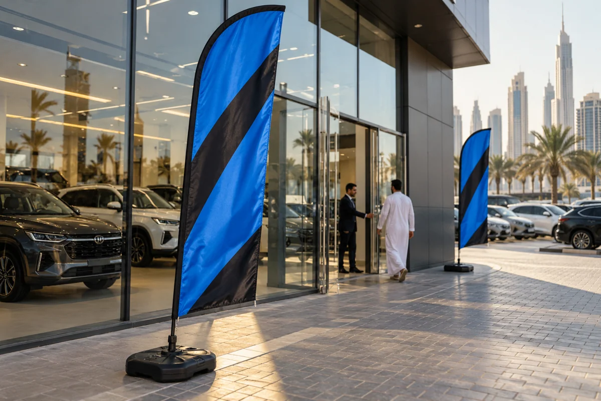 Automotive Dealership Flags Supplier in UAE