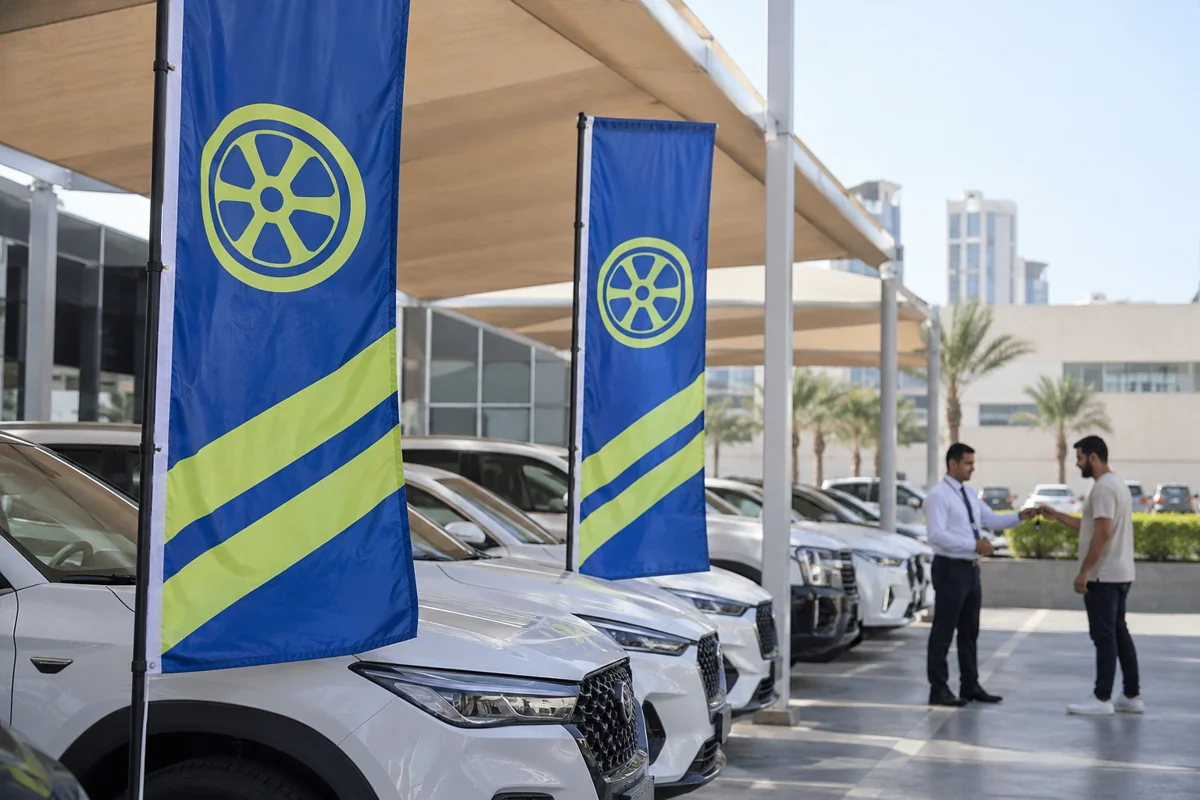 Car Rental & Leasing Flags Supplier in UAE
