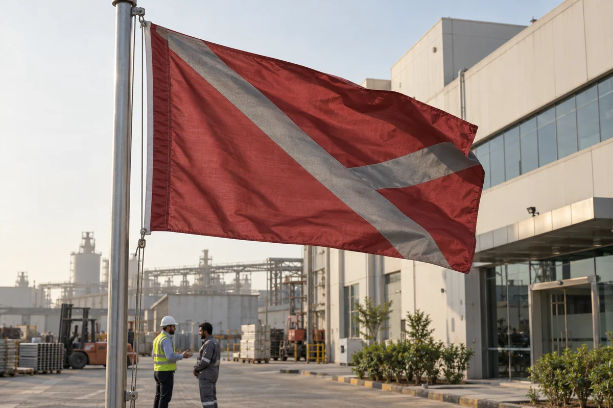 Factory & Industrial Company Flags Supplier in UAE