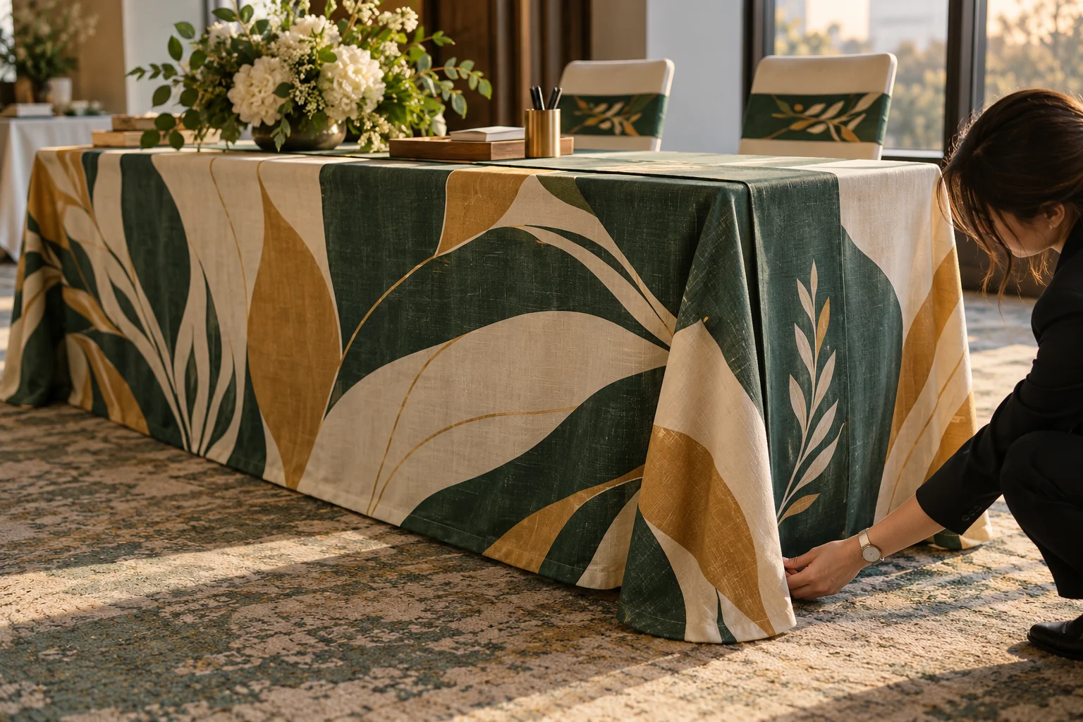 Table, Chair & Stage Branding Sublimation Printing Supplier in UAE