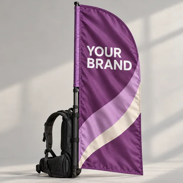 Backpack Advertising Flag Supplier UAE
